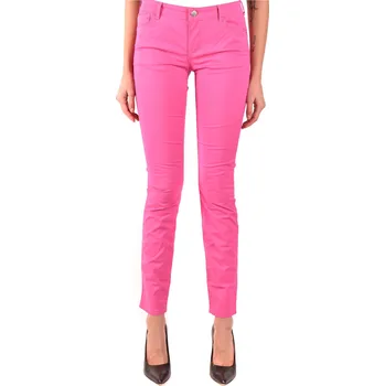 Dámské oblečení Emporio Armani růžové kalhoty Emporio Armani černá | fuchsiová 3491625