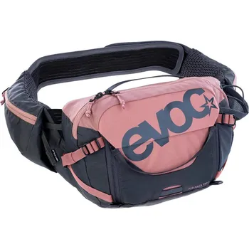 batoh na kolo Ledvinka EVOC Hip Pack Pro 3 + Hydration Bladder 1,5l Dusty Pink/Carbon Grey