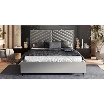 Postel Čalouněná postel ELEGANTE 120x200 Steel Paris s úložným prostorem kovový rošt