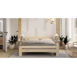 Moderní postel DALLAS 160x200 dřevěná BOROVICE