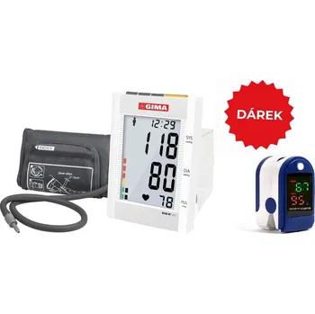 Měřič tělesných funkcí Profesionální tlakoměr DOMINO + oxymetr grátis (Tlakoměry)