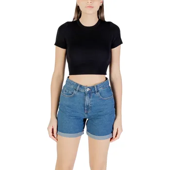 Dámské oblečení Jacqueline De Yong černý crop top Jacqueline de Yong černá | modrá 3491755