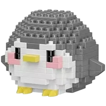 ostatní stavebnice Unikátní mini stavebnice Tučňák 6,5 x 5,2 x 4,2 cm Podmořský oceánský svět Částicové bloky Kreativní vzdělávací zvířecí model Kompatibilní malá stavebnice