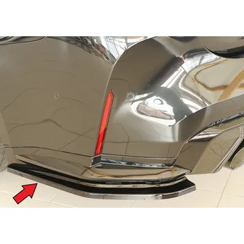 Nárazník Rieger spoiler pod zadní nárazník na levé straně pro BMW Řada 4 G82 M4 CSL G34MKS kupé r.v. 07/22-, plast ABS lakovaný do černé lesklé barvy