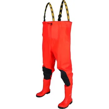 Pánské holínky Bezpečnostní holínky ARDON®CHEST WADERS Max S5 Fluo orange - oranžové odstíny / 41 / 41 / oranžová