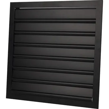 Kovová větrací mřížka se samotížnými lamelami bez příruby Ø 350 mm