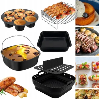 fritéza Příslušenství k fritéze Horkovzdušná fritéza 11dílná SADA