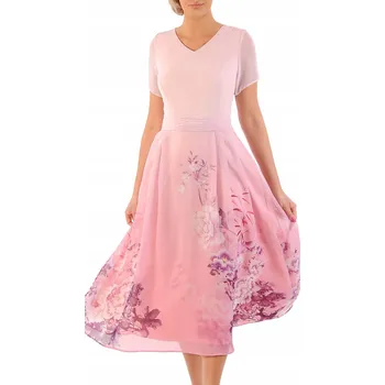 Dámské šaty Carla Moreno šaty společenské, délka do půlky lýtek, velikost 44