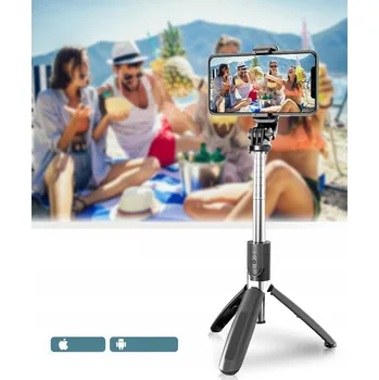 Selfie tyč Kijek do selfie Bluetooth Kijek Selfie tyče Stativy s dálkovým ovládáním