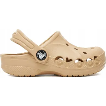 Dámské pantofle Crocs dětské pantofle (nazouváky) z plast (plastu), béžové, velikost 24-25