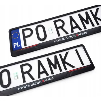 Držák SPZ Toyota Gazoo Racing GR 86 Supra Corolla rámečky pod SPZ