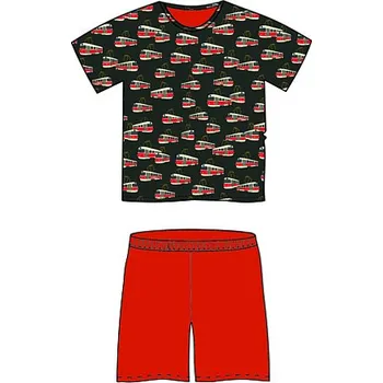 Pánské pyžamo Lonka® Koffing pyžamo krátký rukáv Barva: tramvaje, Velikost: XXL