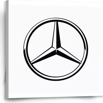 Obraz Sablio Obraz Logo 1 Bílá - 50x50 cm