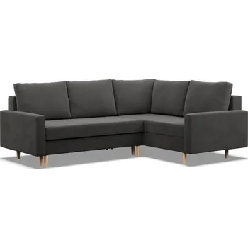 Sedací souprava Rohová rozkládací sedačka BLANK Comfort pravá, šedá