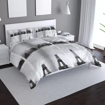 Povlečení Sablio Povlečení Eiffelova věž stavba - 140x200 / 90x70