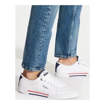 Dámské tenisky Pepe Jeans Tenisky Brady Basic PMS30816 Bílá 45