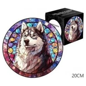 Puzzle Puzzle 168el Witraż. Pies