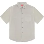 Diesel pánská košile s krátkým rukávem Diesel krémová 3491718