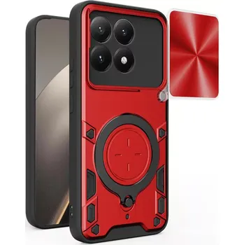 Pouzdro na mobilní telefon Kryt Xiaomi 15T Techsuit CamGuard Pro, červený