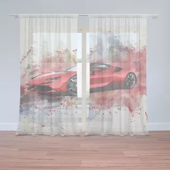 Záclona Sablio Záclony Ferrari Paint: 2ks 150x250cm