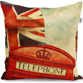 Polštář Sablio Polštář Londýn 4 - 40x40 cm