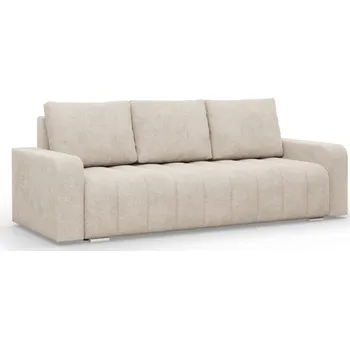 Sedací souprava Třímístná rozkládací sedačka ABRIELLE béžová