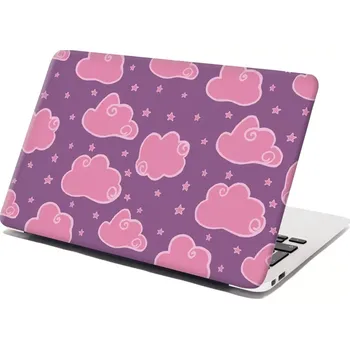 samolepka Sablio Samolepka na notebook Růžové obláčky - 29x20 cm
