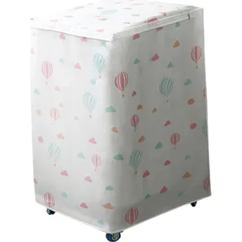 Ochranný potah na vrchem plněnou pračku 86 x 62 x 55 cm Motiv horkovzdušné balóny Zip nahoře i vpředu PEVA potah proti prachu a znečištění