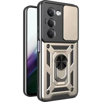 Pouzdro na mobilní telefon Kryt Xiaomi Redmi 15 4G/5G Techsuit CamShield Pro zlatý