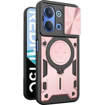 Pouzdro na mobilní telefon Kryt Xiaomi Redmi 15C 4G/5G Techsuit CamGuard Pro - rose gold