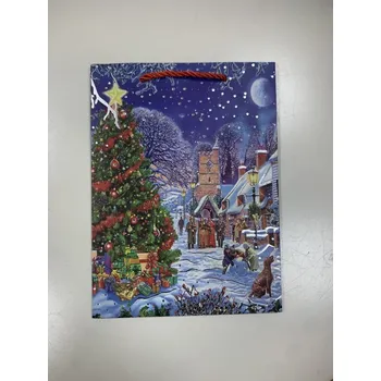 Dárková taška Vánoční dárková taška 18cmx24cmx8,5cm Motiv: Motiv 1