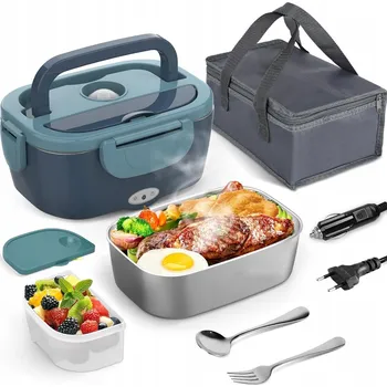 Svačinový box ELEKTRICKÝ LUNCH BOX TERMOS JÍDELNÍ BOX OHŘÍVAČ 220/12/24V TIR