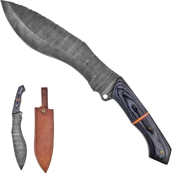 Mačeta Chladné Zbraně Damašková Khukri "KÁTHMÁNDÚS SECRET"