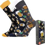 Fuski BOMA s. r. o. Bavlněné ponožky s motivem - 3 páry - Pivo | 43-46