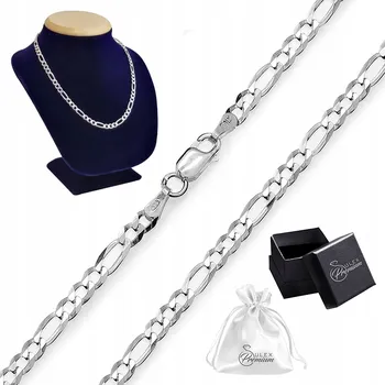 Řetízek Řetízek Pánský Splétaný FIGARO Stříbro ryzost 925 jako Dárek | 40 cm x 3 mm