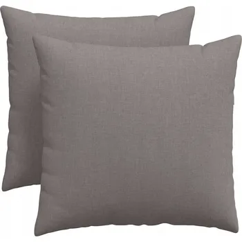 Polštář Pohovkové polštáře 2 pcs Taupe 50 x 50 cm textil