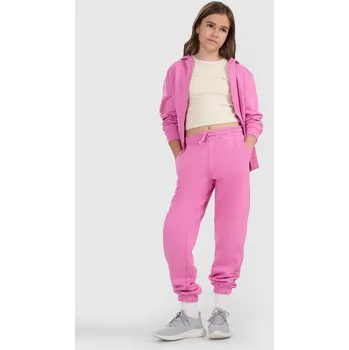 4F Dívčí tepláky Růžové Velikost 134 (8-9 let)