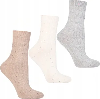 Dámské ponožky Vysoké Dámské Barevné Ponožky Dlouhé Ponožky Žebrované MORAJ 3-BALENÍ 38-41