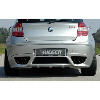 Nárazník Rieger spoiler pod zadní nárazník pro BMW řada 1 E87 4-dvéř., sedan před faceliftem r.v. 09/04-03/07, plast ABS bez povrchové úpravy