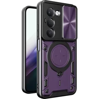 Pouzdro na mobilní telefon Kryt Xiaomi Redmi 15 4G/5G Techsuit CamGuard Pro - fialový