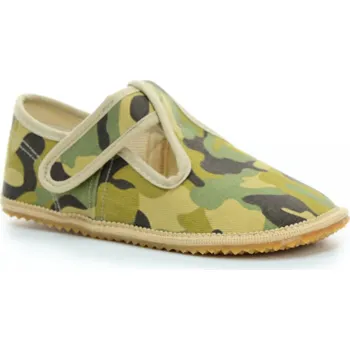Dívčí obuv Beda vojenská/army (BF-060010/W) barefoot bačkory Velikost boty (EU): 31, Vnitřní délka boty: 200, Vnitřní šířka boty: 78