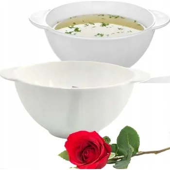 Polévková miska 500ml Blanca bílá tvrzené sklo