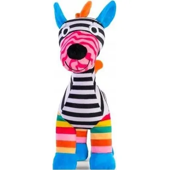 plyšák BAREVNÁ PLYŠOVÁ HRAČKA ZEBRA ZEBERKA PLYŠOVÝ MAZLÍČEK PŘÍTULNÍČEK