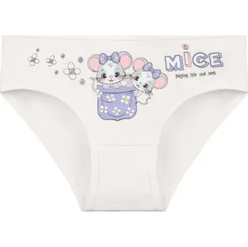 Evona Dívčí kalhotky K840 MYŠKY BÍLÁ Velikost: 98