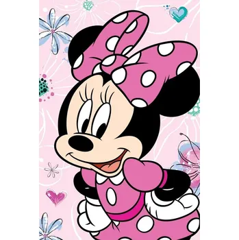 Dětská deka Mikroflanelová deka - Minnie "Flowers"