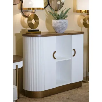 Komoda Designová komoda Tahigwa 121 cm bílá