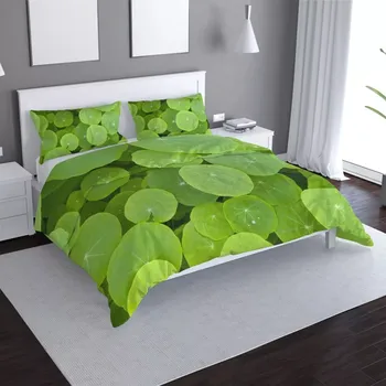 Povlečení Sablio Povlečení Listy leknínu - 140x200 / 90x70