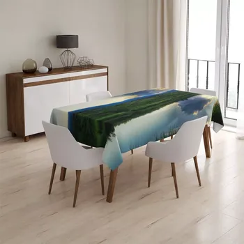 ubrus Sablio Ubrus Mrak nad řekou - 90x90 cm