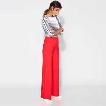 Dámské kalhoty Letní kalhoty červená S