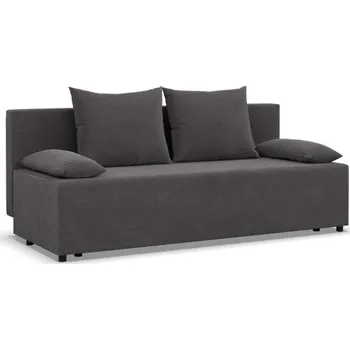 Pohovka Dvoumístná pohovka FERMO Poso rozkládací, tmavě šedá